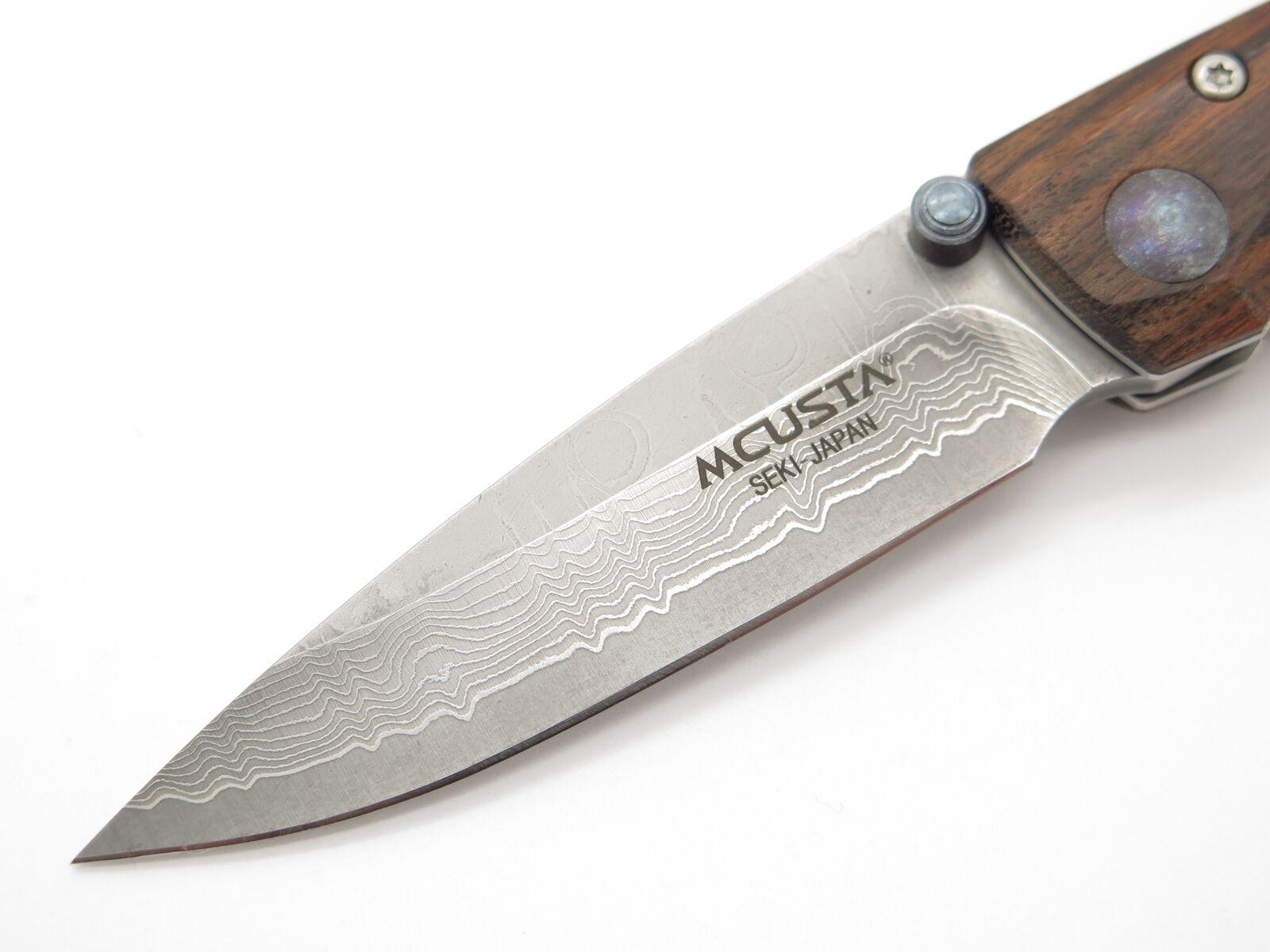 Mcusta Tsuchi MC-77DI Damascus Folding Pocket Knife