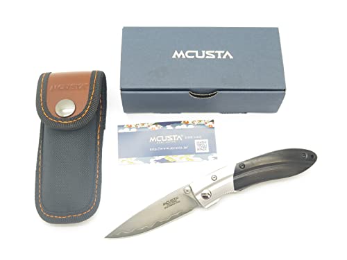 Mcusta MC-0142G Riple Black Wood Folding Knife