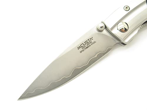 Mcusta MC-0142G Riple Black Wood Folding Knife
