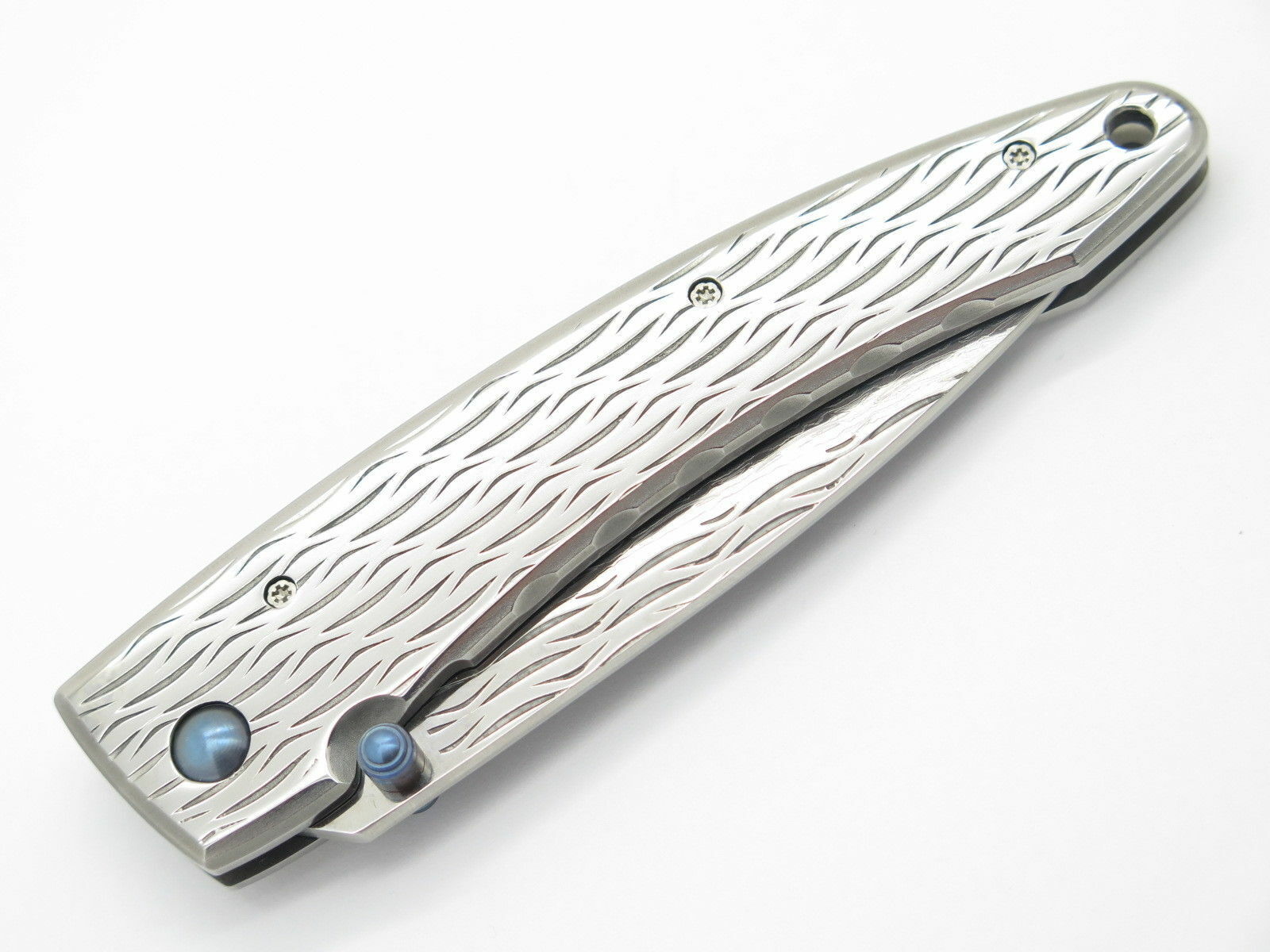 Mcusta Wave VG-10 Damascus Folding Pocket Knife