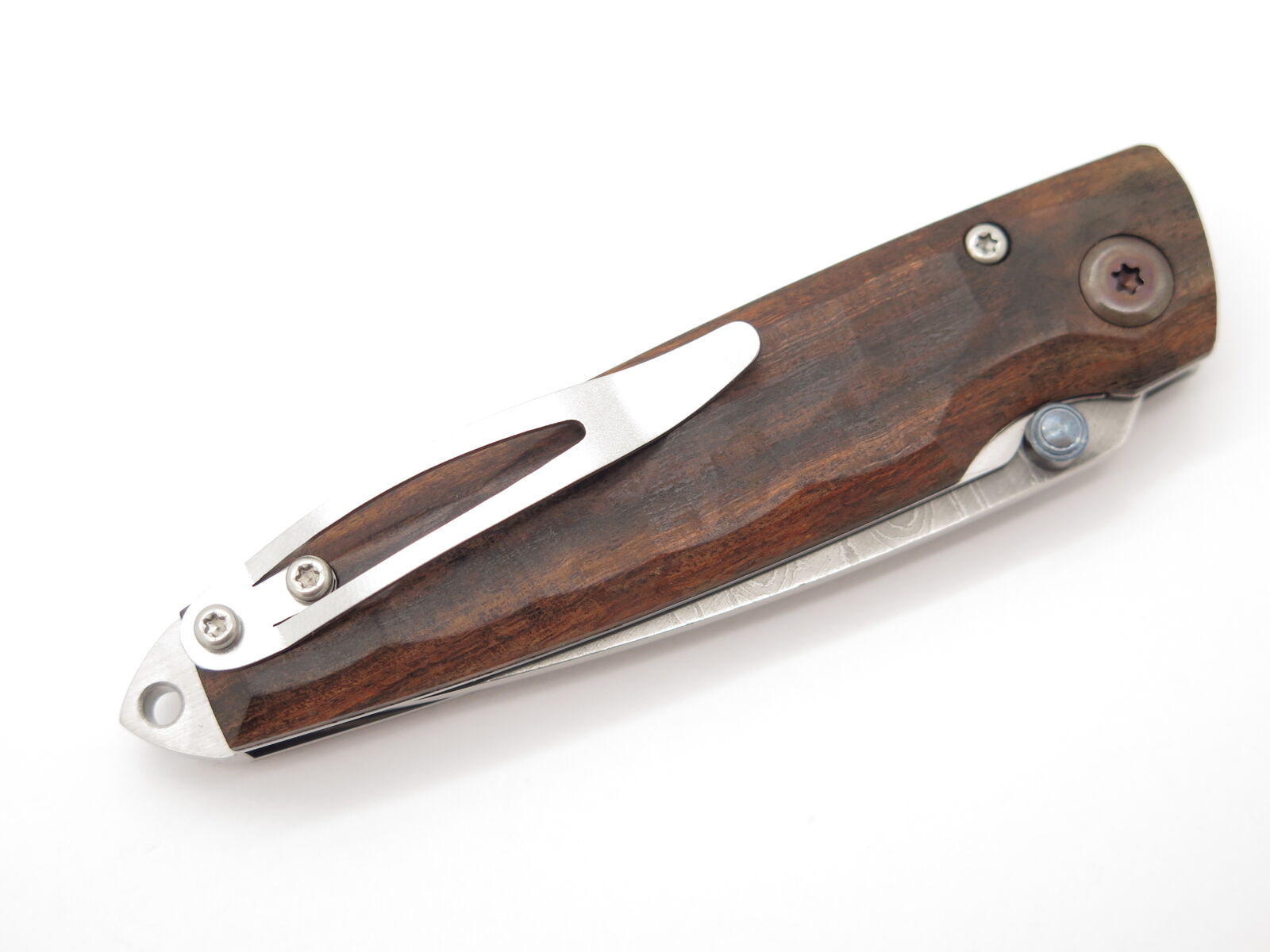 Mcusta Tsuchi MC-77DI Damascus Folding Pocket Knife