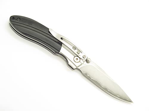 Mcusta MC-0142G Riple Black Wood Folding Knife