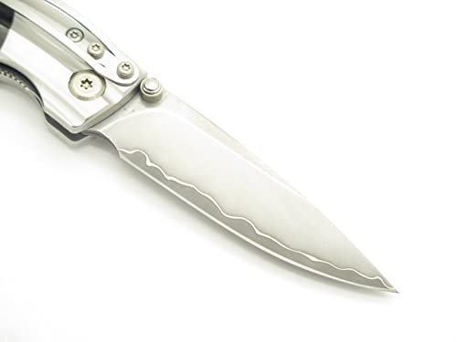Mcusta MC-0142G Riple Black Wood Folding Knife