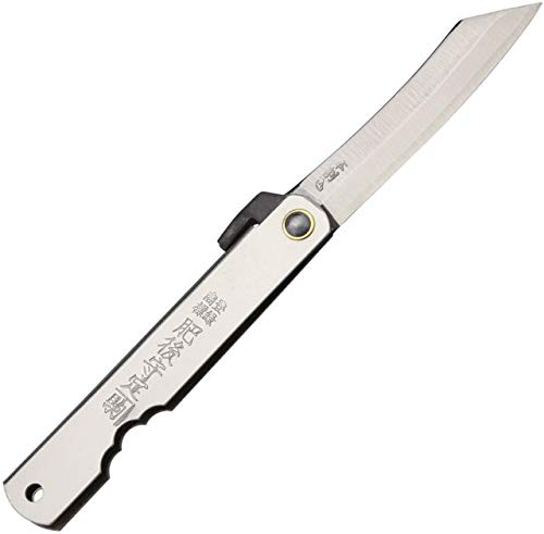 Higonokami Triple Layered SK Folder Knife, Stainless Handle