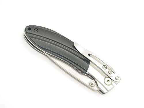 Mcusta MC-0142G Riple Black Wood Folding Knife