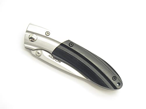 Mcusta MC-0142G Riple Black Wood Folding Knife