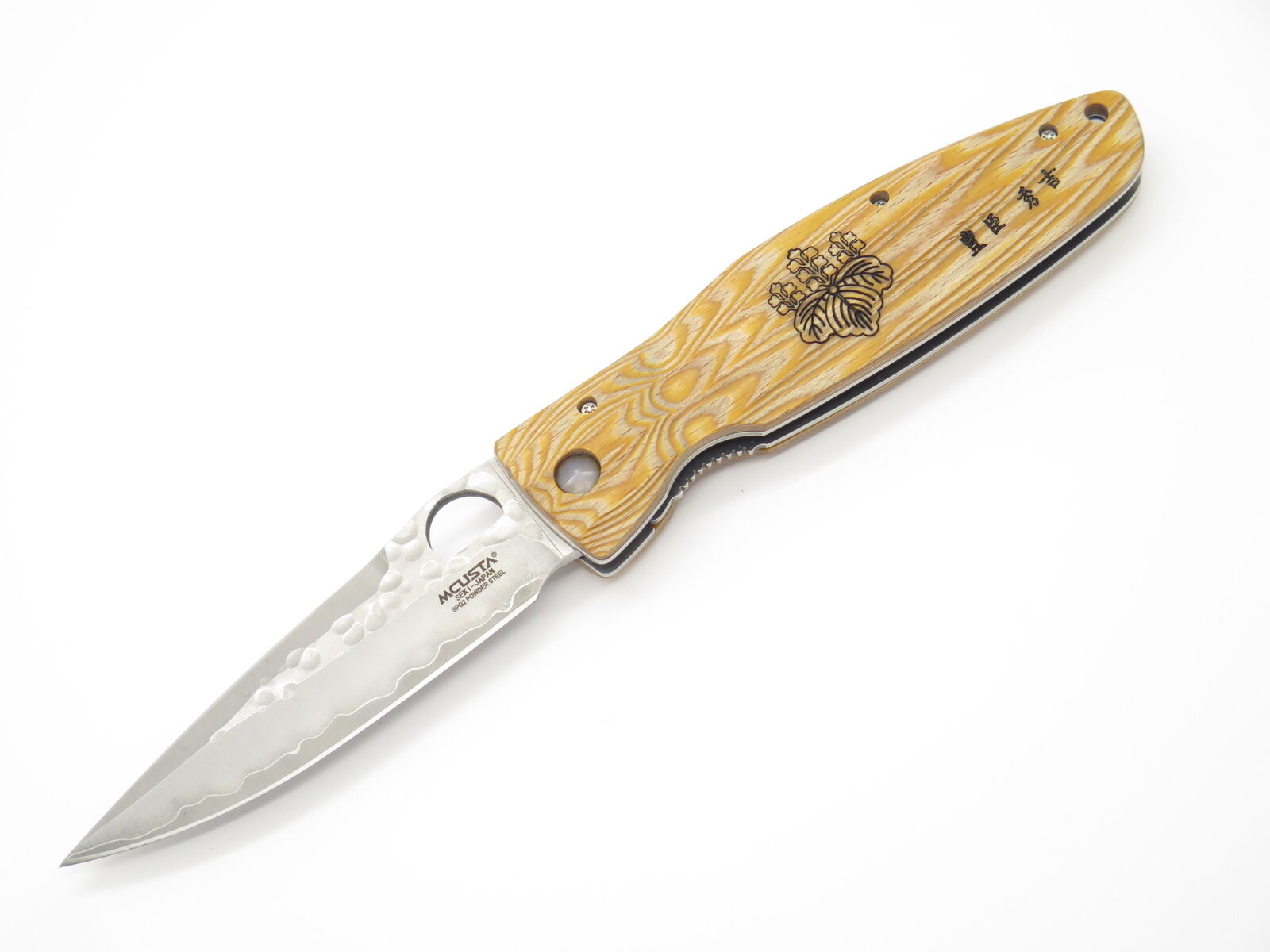Mcusta MC-182G Nobunaga Yellow Folding Knife