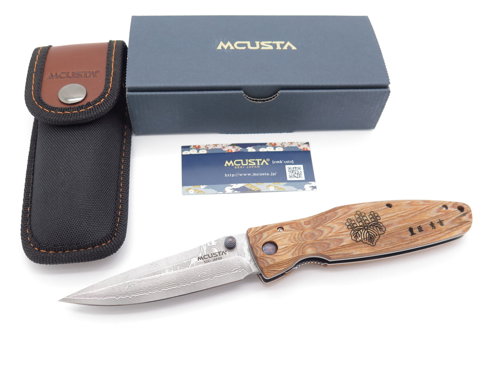 Hideyoshi MC-182D VG-10 Damascus Folding Knife