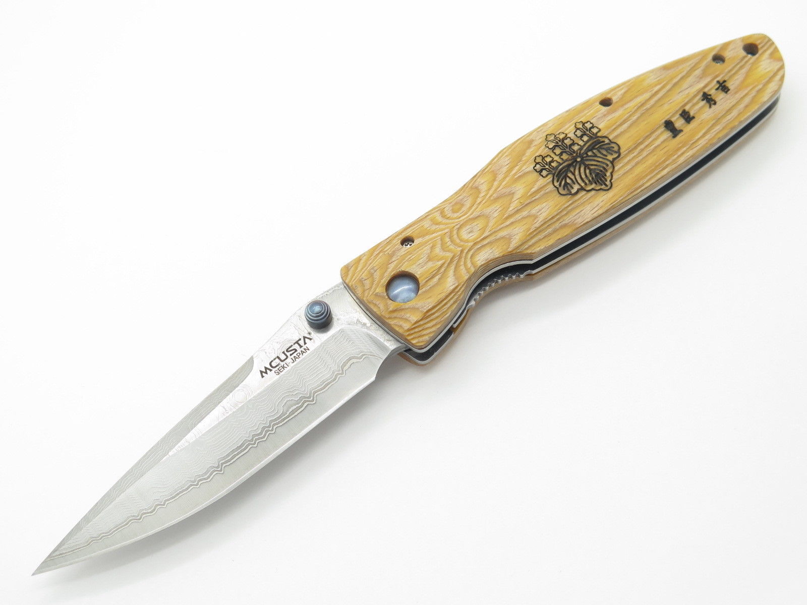 Hideyoshi MC-182D VG-10 Damascus Folding Knife