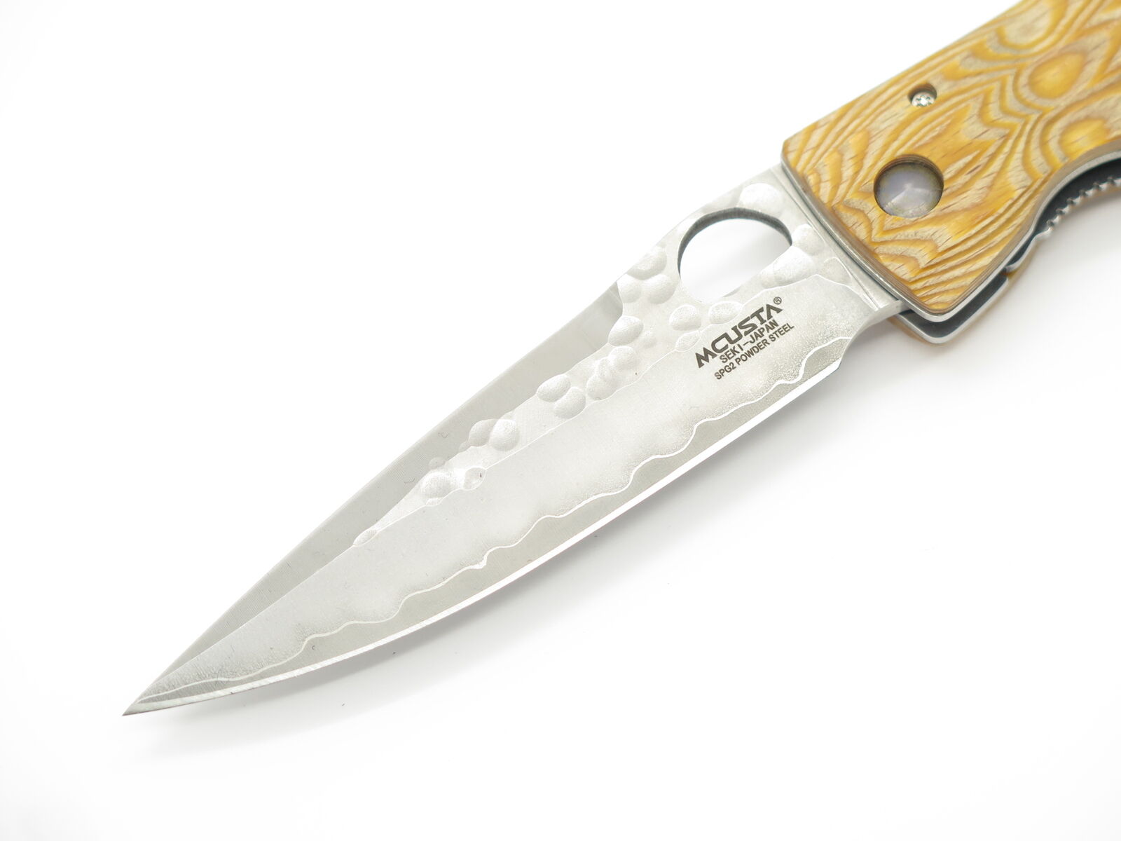Mcusta MC-182G Nobunaga Yellow Folding Knife