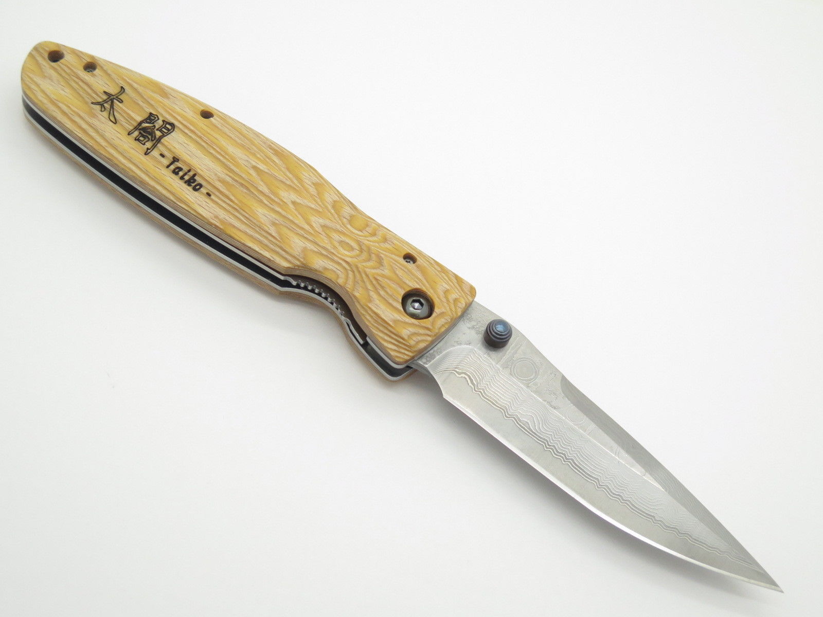 Hideyoshi MC-182D VG-10 Damascus Folding Knife