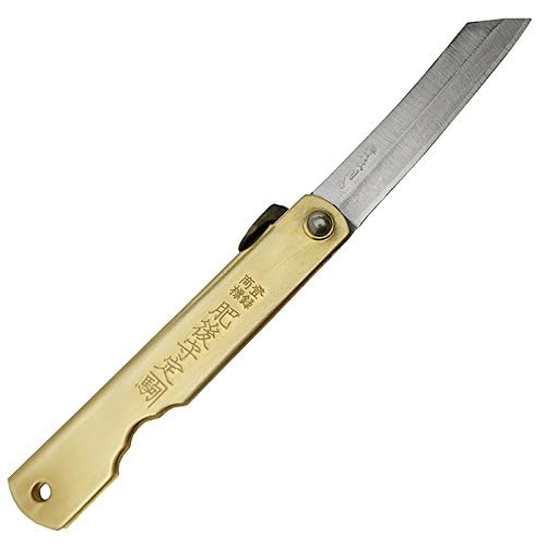 Blue Paper Steel 90mm Higonokami Folding Knife