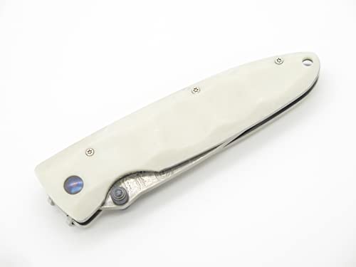 Mcusta Classic Wave Damascus Folding Pocket Knife