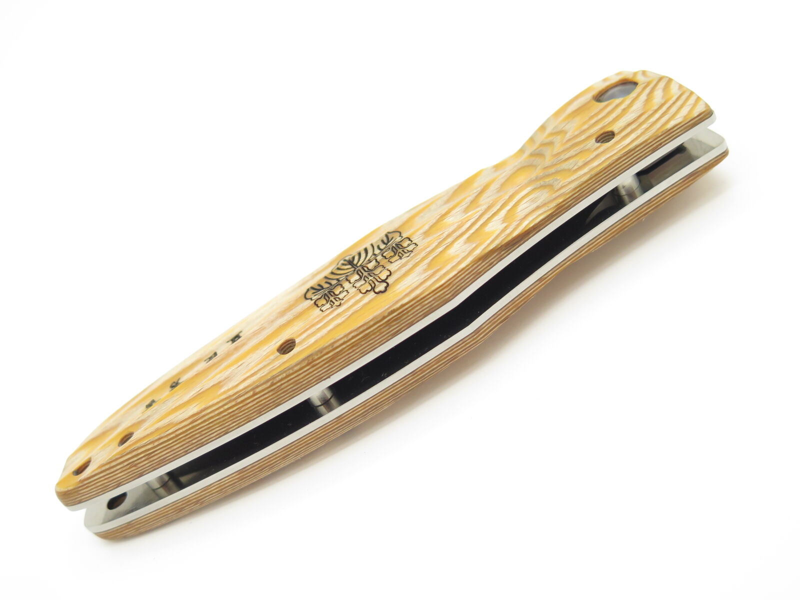 Mcusta MC-182G Nobunaga Yellow Folding Knife