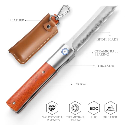 TRIVISA Higonokami Folding Pocket EDC Knife