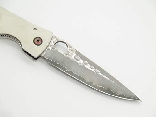Mcusta Tactility Elite White Corian Folding Knife