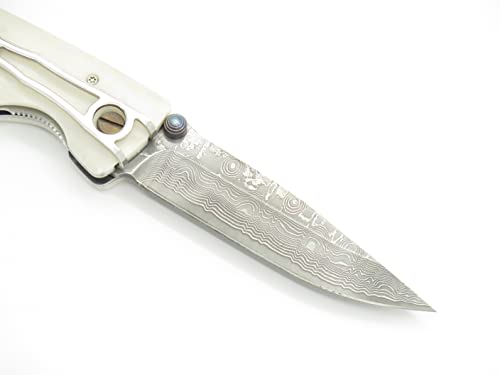 Mcusta Classic Wave Damascus Folding Pocket Knife