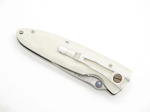 Mcusta Classic Wave Damascus Folding Pocket Knife