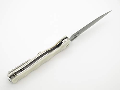 Mcusta Tactility Elite White Corian Folding Knife