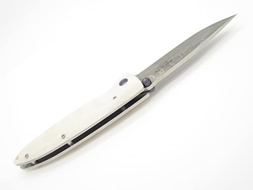 Mcusta Classic Wave Damascus Folding Pocket Knife