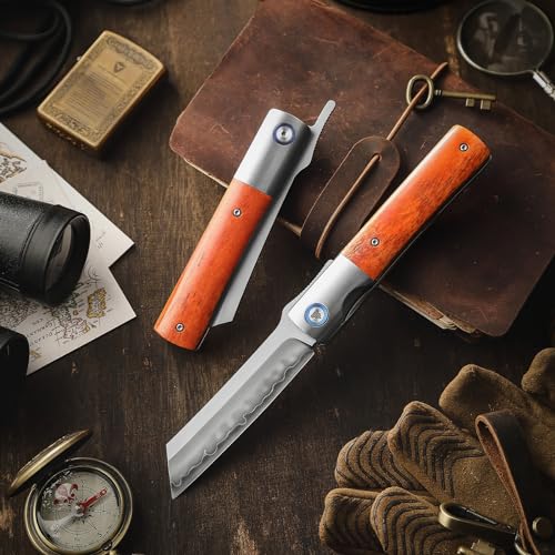 TRIVISA Higonokami Folding Pocket EDC Knife