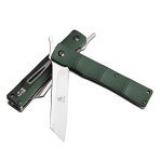 KATSU D2 Steel Bamboo Style Folding Knife