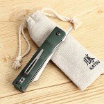 KATSU D2 Steel Bamboo Style Folding Knife