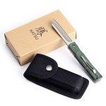 KATSU D2 Steel Bamboo Style Folding Knife