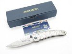Mcusta Seki Japan Tsuchi MC-113D Small VG-10 Damascus Folding Pocket Knife