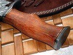 REG-215 - Handmade Damascus Steel 14.00 Inches Bowie Knife - Exotic Wood Handle