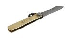 Higonokami Japanese Folding Pocket Knife 35mm SK Steel Blade Penknife with Red Leather Case, for Wood Carving, Whittling, and General Use