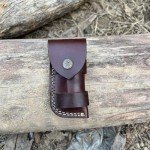 W TRADING Handmade Damascus Folding Knife - Pocket Knife for Men, EDC gift Knife & Damascus Blade folding Knife with Back Lock & Red, Blue pakka Wood & Bone Handle with Leather Knife Sheath