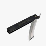 Higonokami Folding Knife with Black Oxidized Finish, X-Large Banshu Hamono