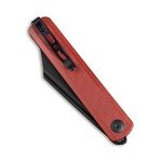 SENCUT Bronte Folding Pocket Knife with Front Flipper Opener, 3.38 Inch Blade Burgundy G10 Handle SA08D
