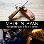 FieldSora Higonokami Mini Folding Pocket Knife Japanese Sanmai SK Steel Blade (Brown)