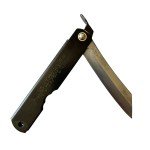 Black Japanese Higonokami Folding Knife, SK Steel 100mm