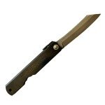 Black Japanese Higonokami Folding Knife, SK Steel 100mm