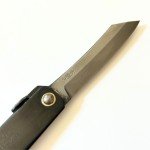 Black Japanese Higonokami Folding Knife, SK Steel 100mm