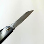 Black Japanese Higonokami Folding Knife, SK Steel 100mm