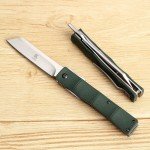 KATSU D2 Steel Bamboo Style Folding Knife