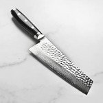 Enso HD 7" Bunka Knife - Made in Japan - VG10 Hammered Damascus Stainless Steel