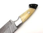 Tommi Custom Handmade Damascus Hunting Knife Fixed Blade Knive With Leather Sheath 14102