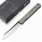 Boker Plus Zenshin - blade spur pocket knife with stainless steel handle scales - folding knife with 440C blade - small knife with bolster hole