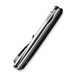 CIVIVI Savant Pocket Folding Knife 3.47-in Damascus Blade Stainless Steel Handle with G10 Twill Carbon Fiber Inlay Nested Frame Lock Knife EDC Knife C20063B-DS1
