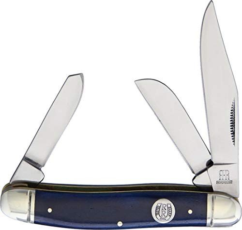 Rough Rider Stockman Blue Smooth Bone RR1954