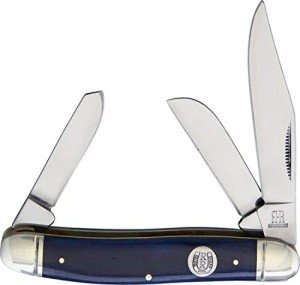 Rough Rider Stockman Blue Smooth Bone RR1954