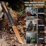 REMETTE Pocket Knife GD22K, Flipper Open D2 Steel Tanto Folding knife with Durable G10 Handle,Men Women Everyday Carry EDC Knife,Sharp Camping Hiking Daily Work Knives