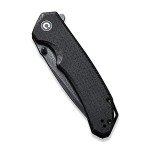CIVIVI Brazen Pocket Knife,3.5-Inch Tanto Damascus Folding Knife, Micarta Outdoor Camping Hiking Knife with Thumb Studs and Flipper Opener,Unique Tool Gift for EDC Men Women C2023DS-1