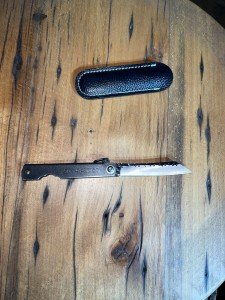 Japanese Higonokami Nihontô Blade Stone Washed EDC Pocket Folding Knife