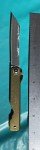 HIGONOKAMI Damascus Blade Folding Japanese Knife